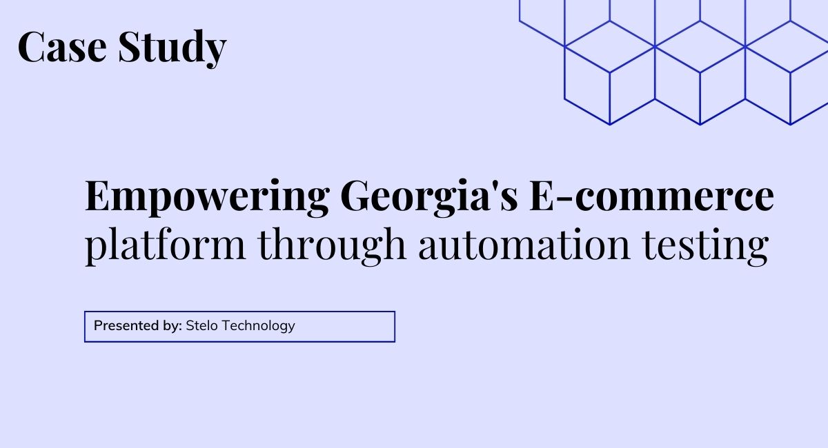 Empowering Georgia's E-commerce platform through automation testing